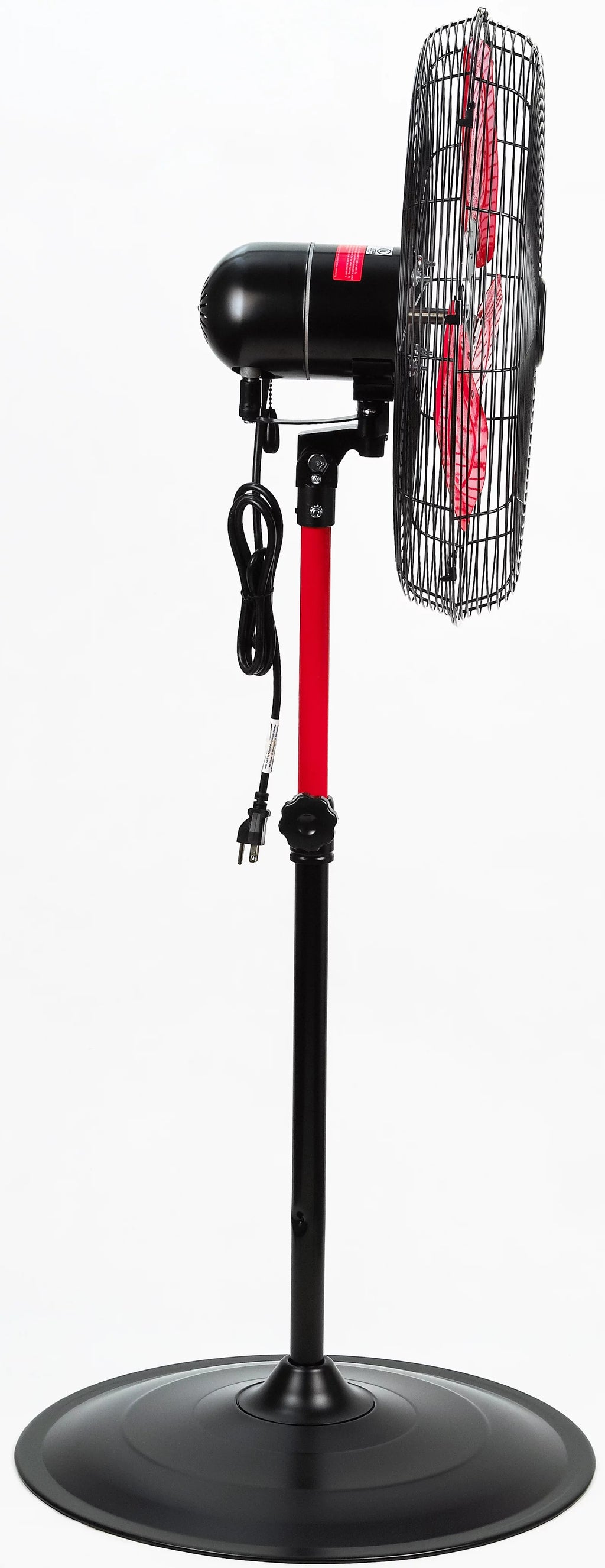 Hyper Tough New 30 inch Commercial & Industrial High Velocity Red and Black Stand Fan