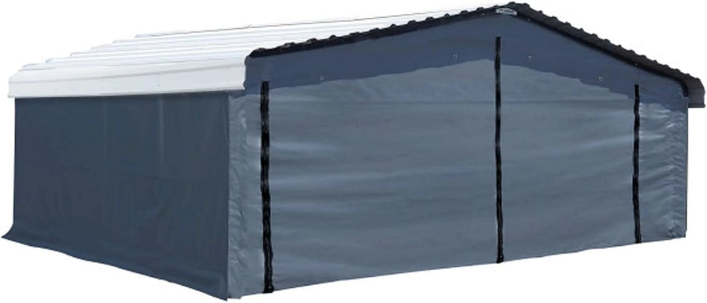 Arrow 10183 20 x 20 ft. Fabric Carport Enclosure Kit