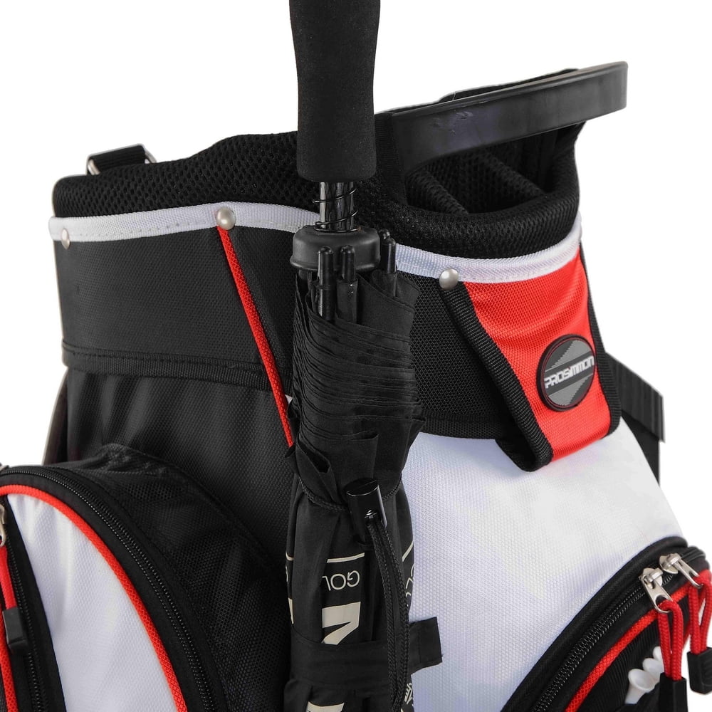 Prosimmon Tour 14 Way Cart Golf Club Bag Black and Gray