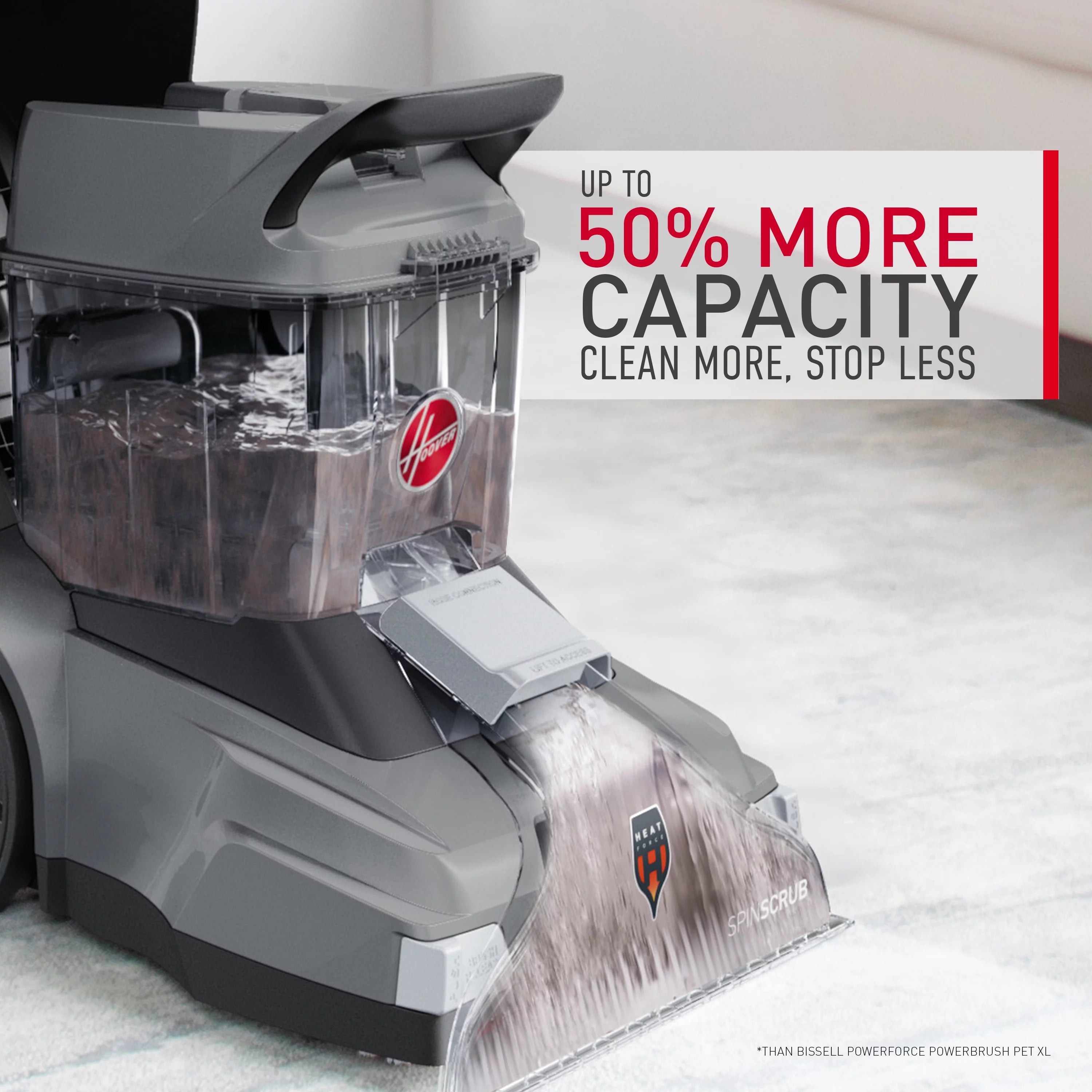 Hoover PowerScrub XL, Upright Carpet Cleaner Machine, FH68010, 1 Count
