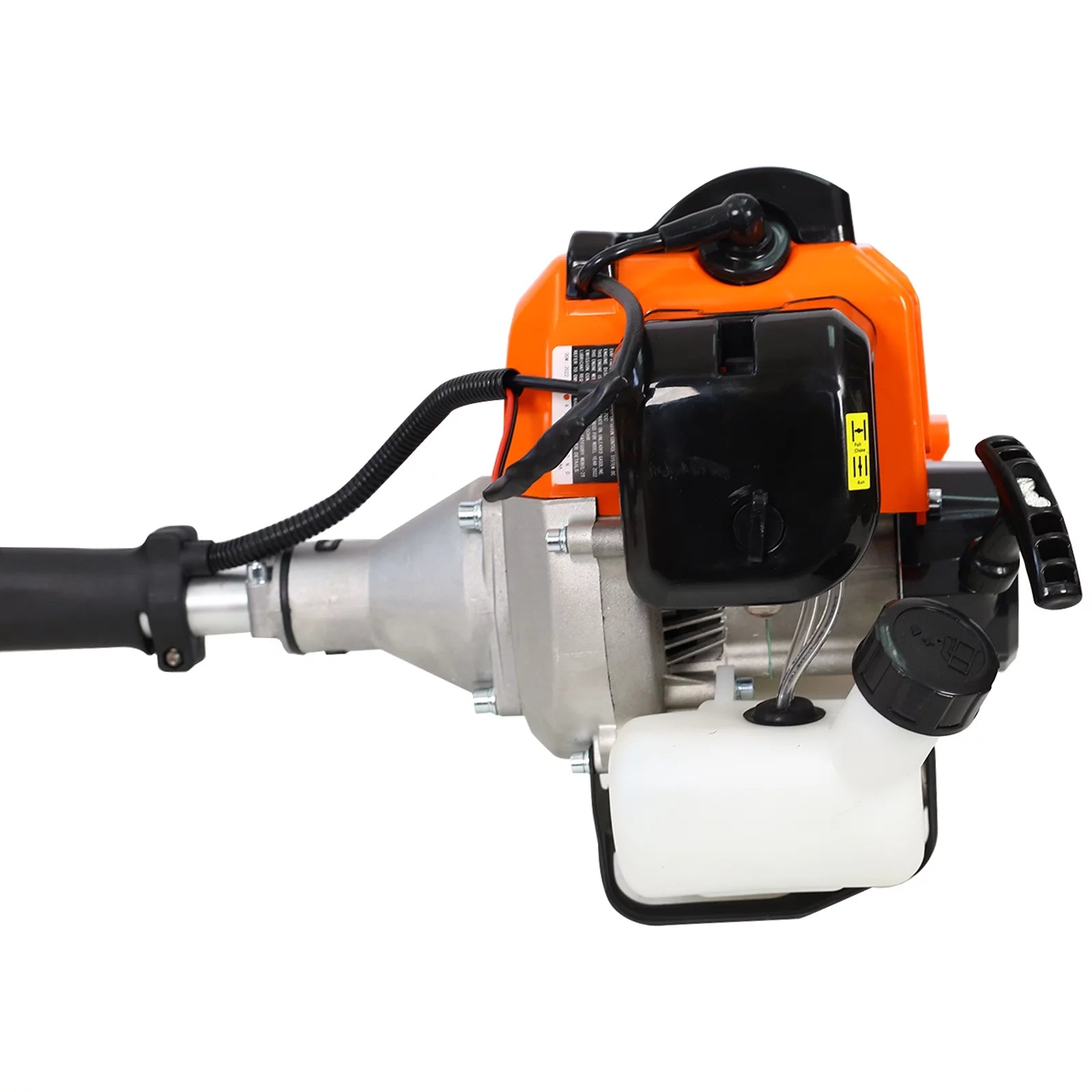 Legahome 4 in 1 Grass Trimmer, Gas Powered Weed Eater with Gas Pole Saw, Hedge Trimmer, Grass Trimmer and Brush Cutter, 52CC 2-Cycle String Trimmer for Grass Garden Yard Care, Orange/Black