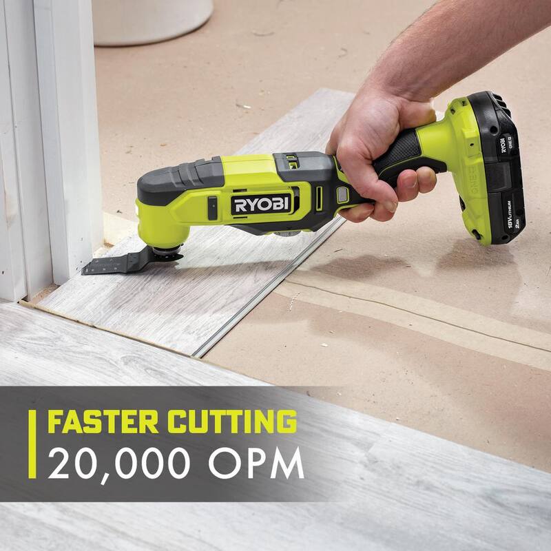 ONE+ 18V Cordless 6-Tool Combo Kit w/ 1.5 Ah Battery, 4.0 Ah Battery, & Charger w/ 2.0 Ah Battery and Charger