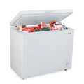 MOOSOO 7 Cu ft Chest Freezer, Energy Saving Compact Deep Fridge, Adjustable Temperature, Removable Baskets