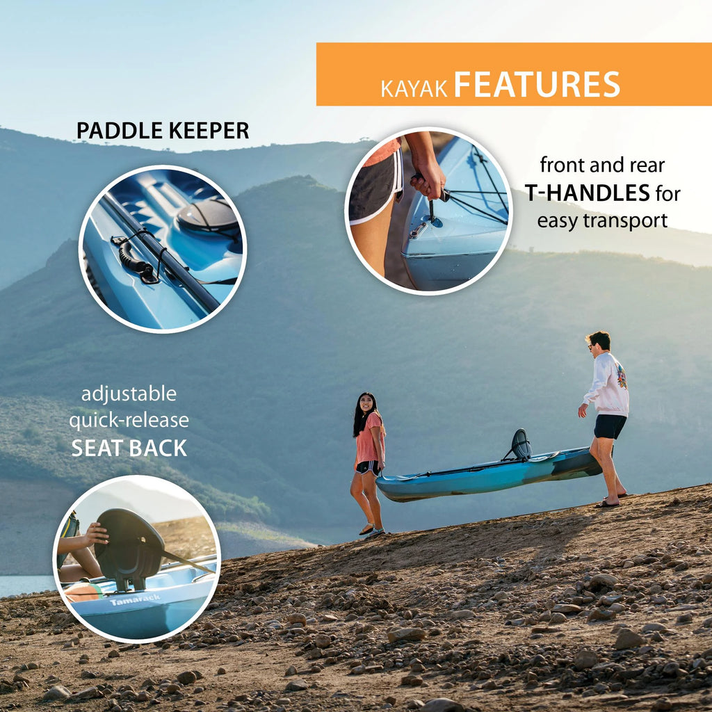 Lifetime Tahoma 10 ft. Sit-on-Top Kayak, Emperor Fusion (91346)