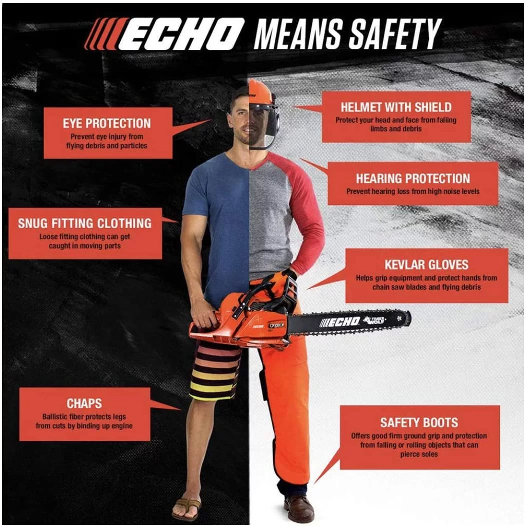 Echo 14-in. 35.8cc Gas 2-Stroke Top Handle Chainsaw - CS-355T-14