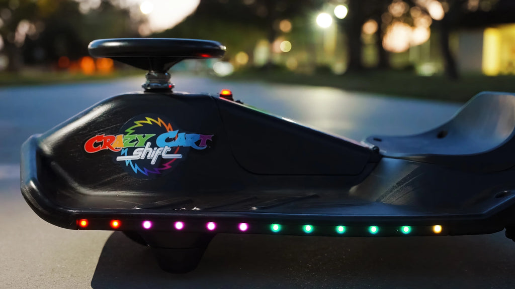 Razor Crazy Cart Shift Lightshow - 12V Electric Drifting Go-Kart for Kids Ages 6+