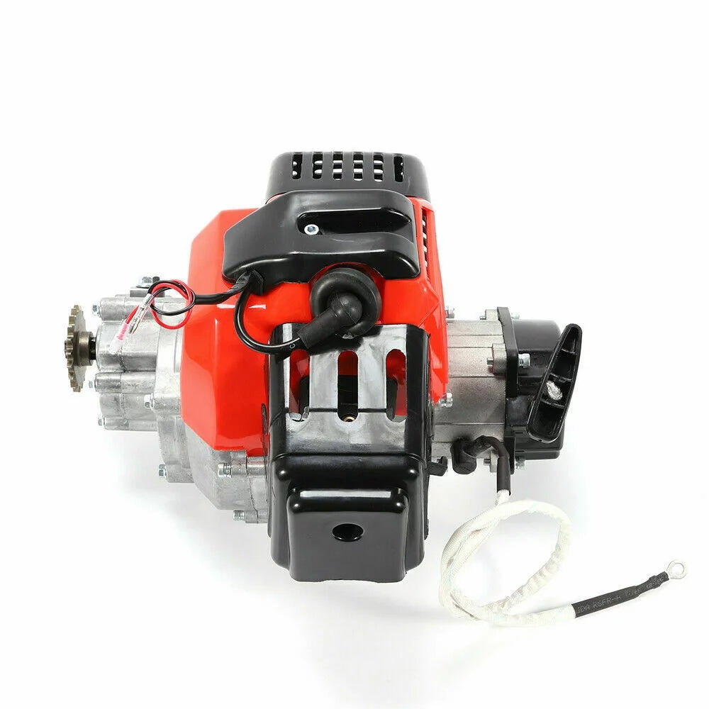 CNCEST 49CC 2-Stroke Gas Engine Kits Single Cylinder Pull Start Mini choppers for Pocket Bike