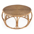 Butler Specialty Company Savannah Woven Rattan Round Coffee Table - Natural