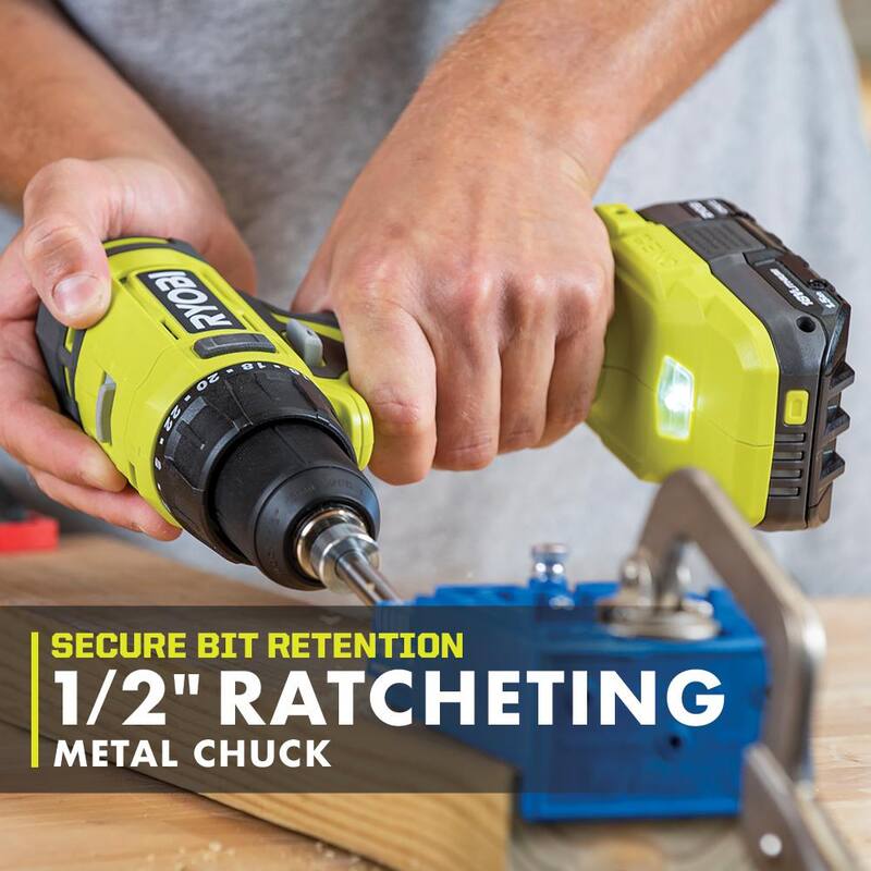 ONE+ 18V Cordless 6-Tool Combo Kit w/ 1.5 Ah Battery, 4.0 Ah Battery, & Charger w/ 2.0 Ah Battery and Charger
