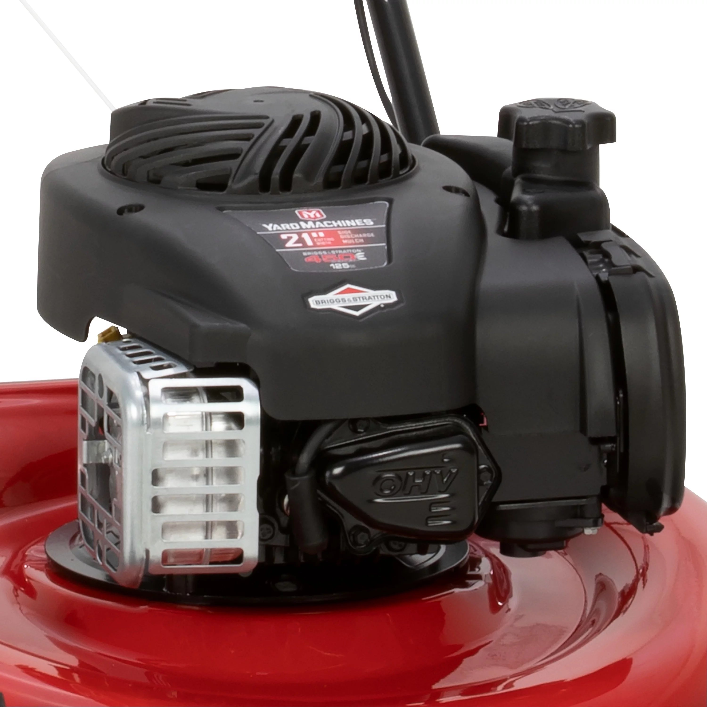Yard Machines 21-inch Gas Push Lawn Mower with 125cc Briggs & Stratton Engine