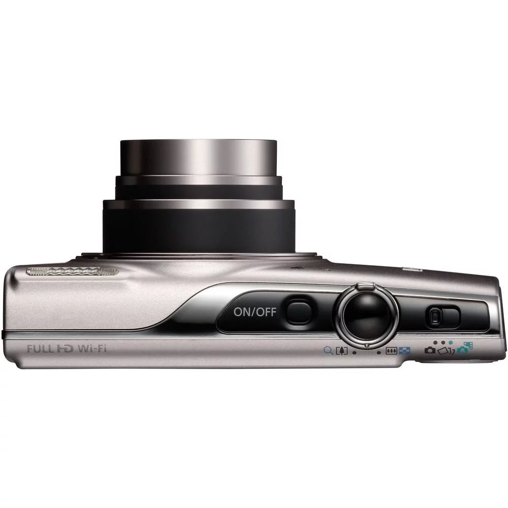 Canon PowerShot ELPH 360 HS Digital Camera (Silver) 1078C001