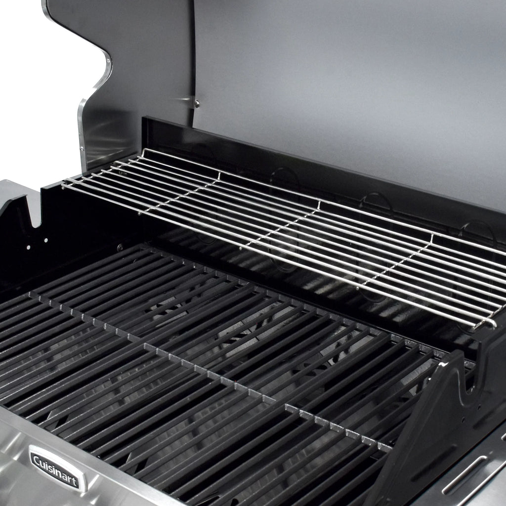 Cuisinart 3-In-1 Stainless Five-Burner Propane Gas Grill with Side Burner