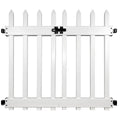 Yardlink White Vinyl Fence Gate, 34 inch H x 39-1/4 inch W