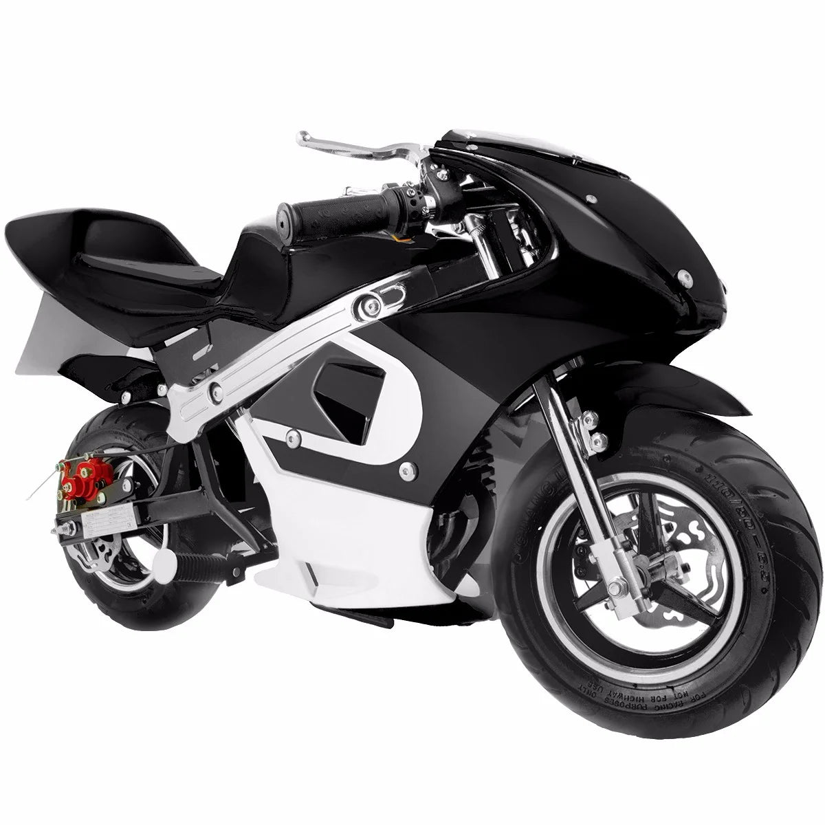 XtremepowerUS Gas Pocket Bike Motorcycle 40cc 4-stroke Engine, Black