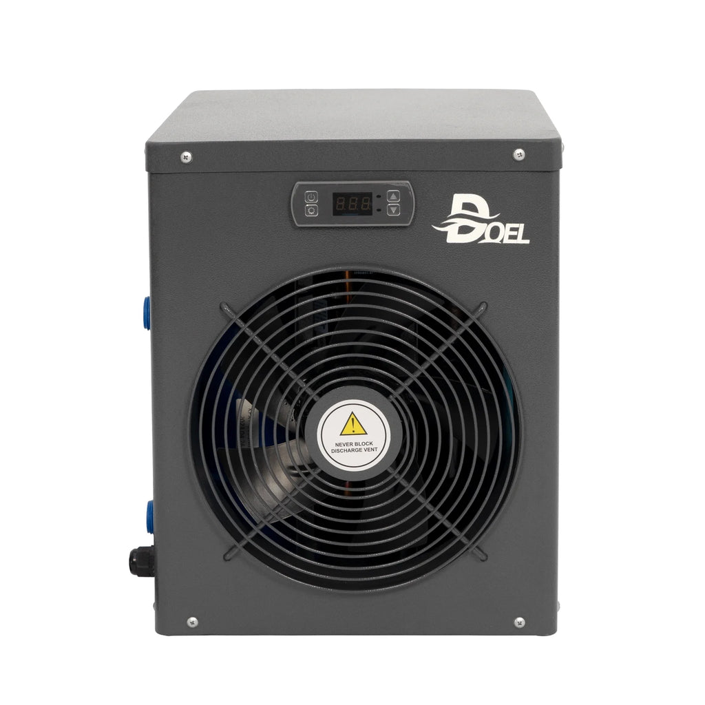 DOEL 12000 BTU Mini Swimming Pool Heat Pump for Above-Ground Pools, 3.45 kW Electric Pool Heater with Titanium Heat Exchanger, 110V 60Hz