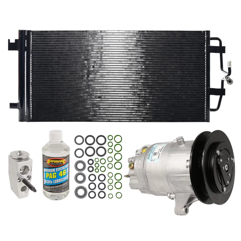 For Buick LaCrosse Pontiac Grand Prix OEM AC Compressor w/ A/C Repair Kit - Buyautoparts