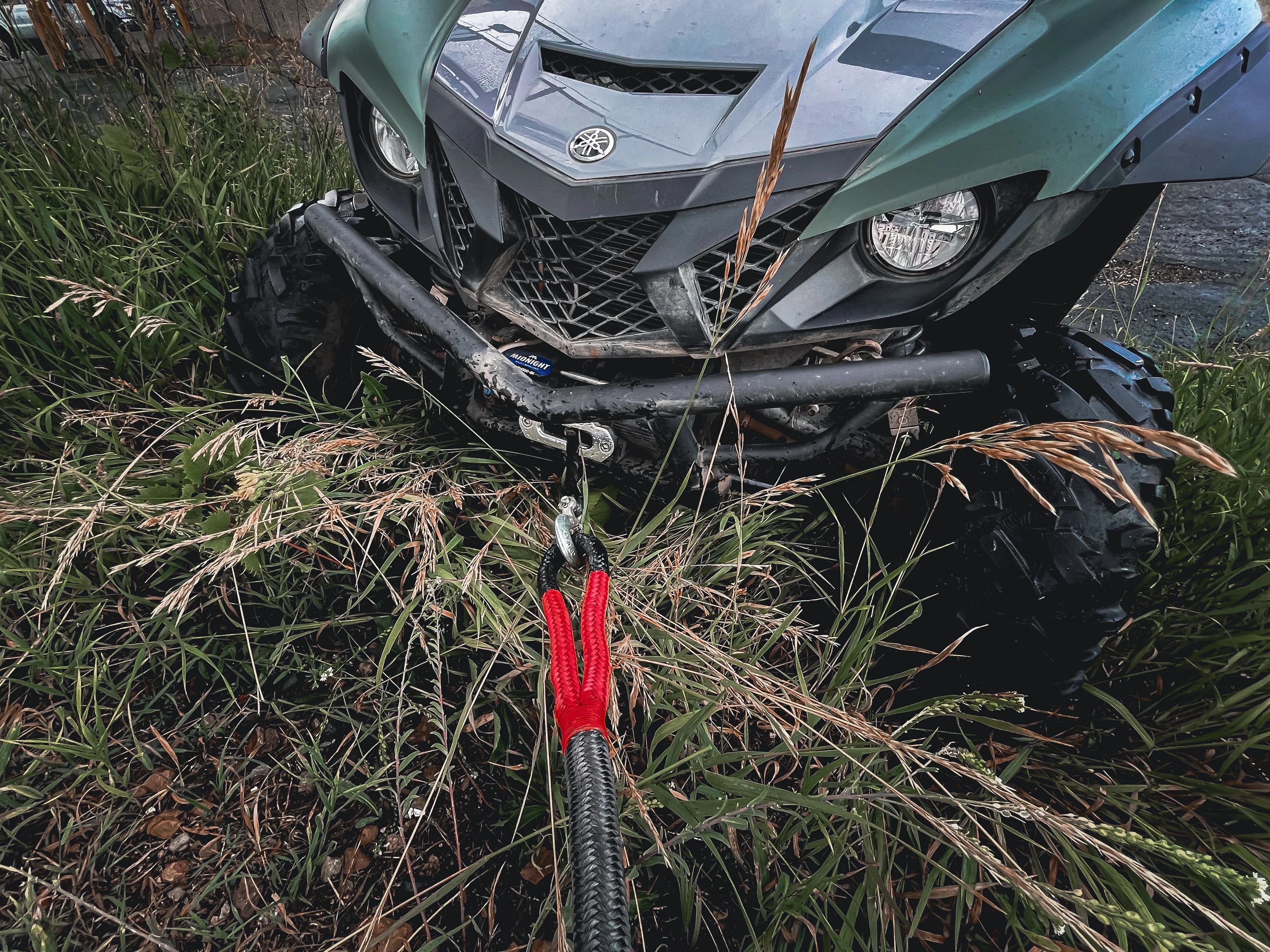 MotoAlliance VIPER Midnight 4500lb ATV Complete Yamaha Grizzly Winch Kit