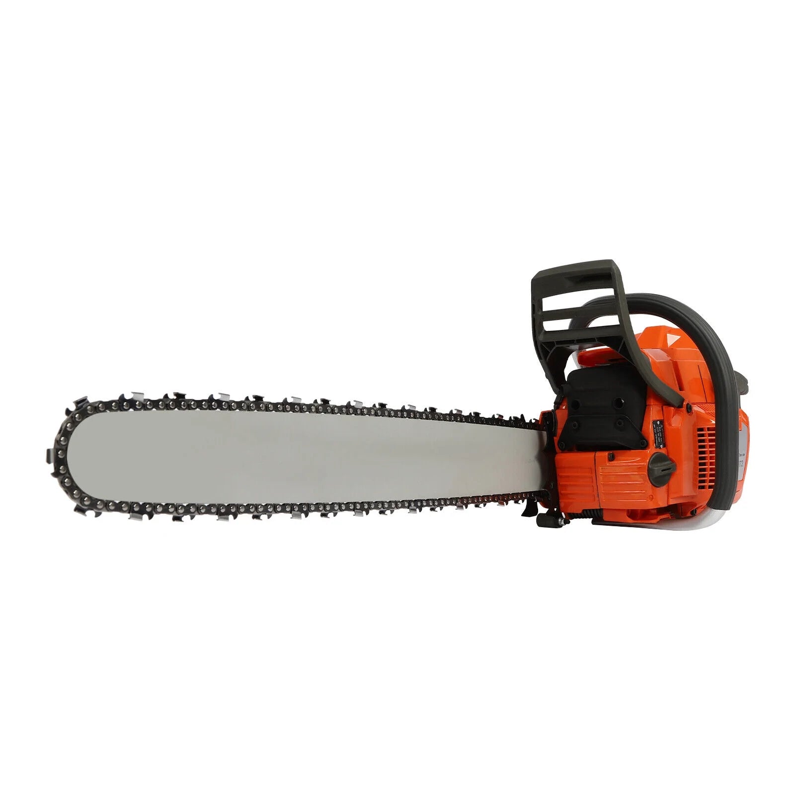 65cc/72cc Gas Chainsaw 24" Bar Gasoline Powered Chain Saw 2-Cycle Wood Cutting Orange