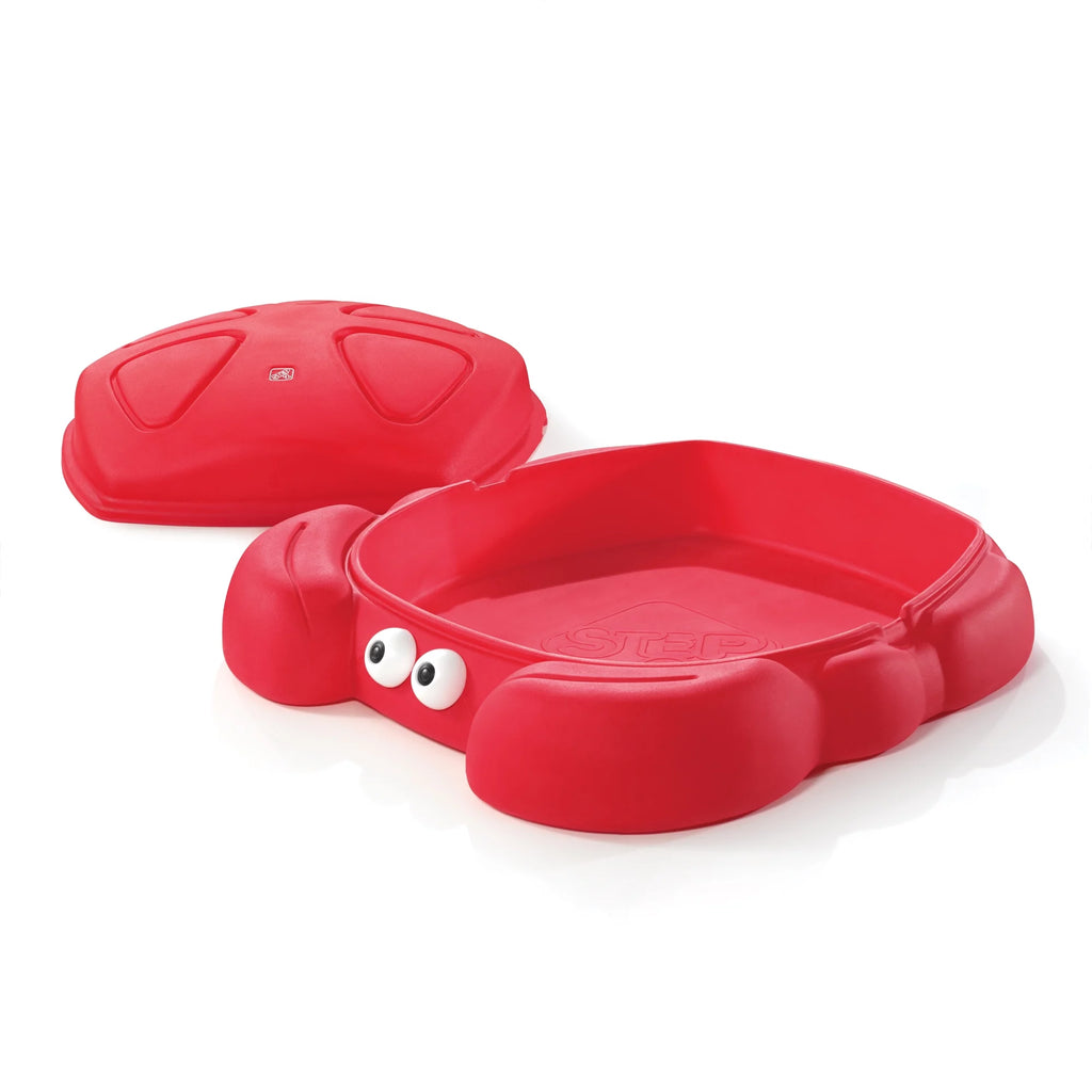 Step2 Crabbie Kids Plastic Outdoor Sandbox with Cover