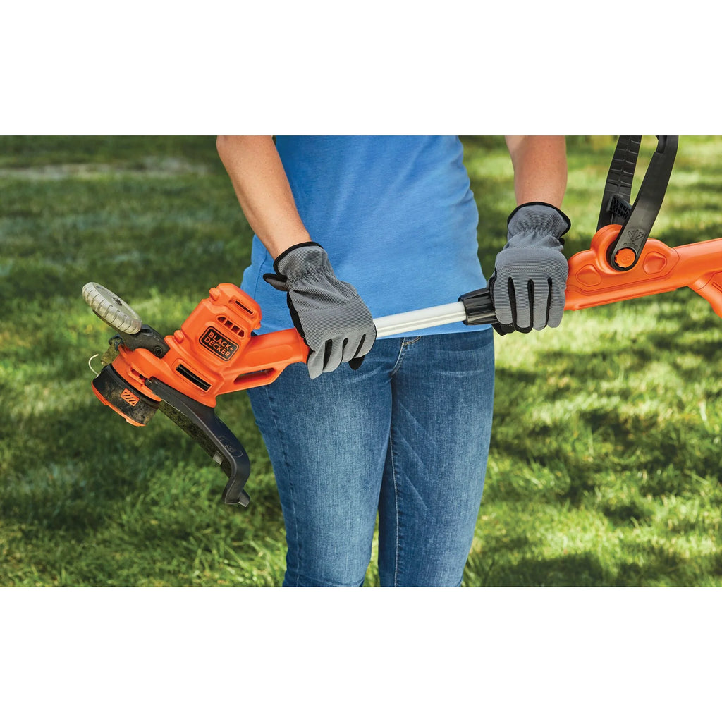 BLACK+DECKER String Trimmer With Auto Feed, Electric, 6.5-Amp, 14-Inch, (BESTA510)