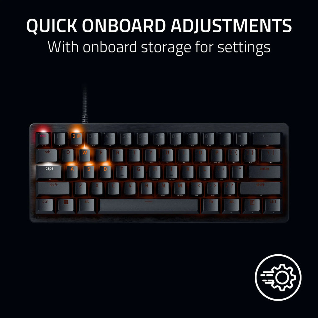 Razer Huntsman V3 Pro Mini 60% Analog Optical Esports Keyboard, RGB Chroma, Black