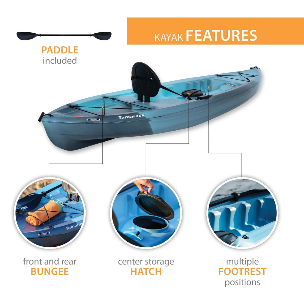 Lifetime Tahoma 10 ft. Sit-on-Top Kayak, Emperor Fusion (91346)