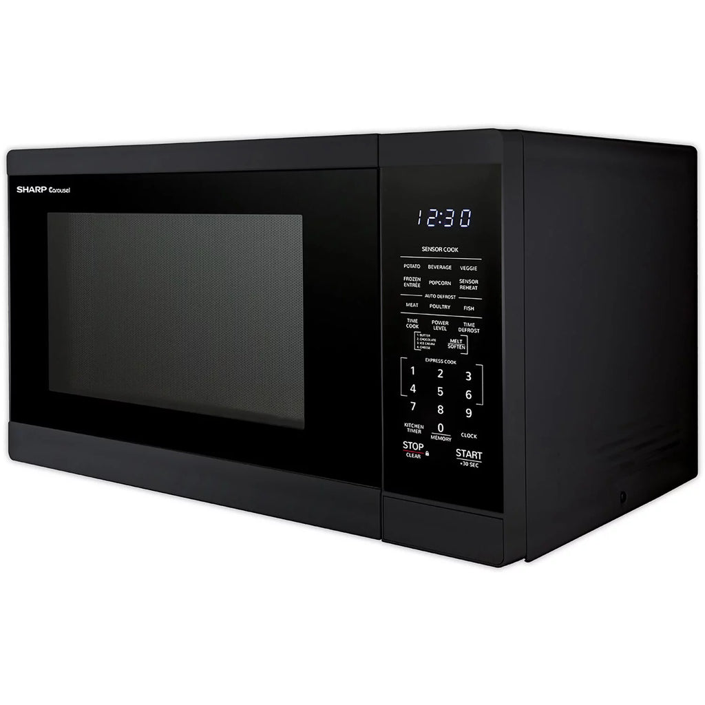 Sharp 1.4-Cu. Ft. Countertop Microwave Oven in Black