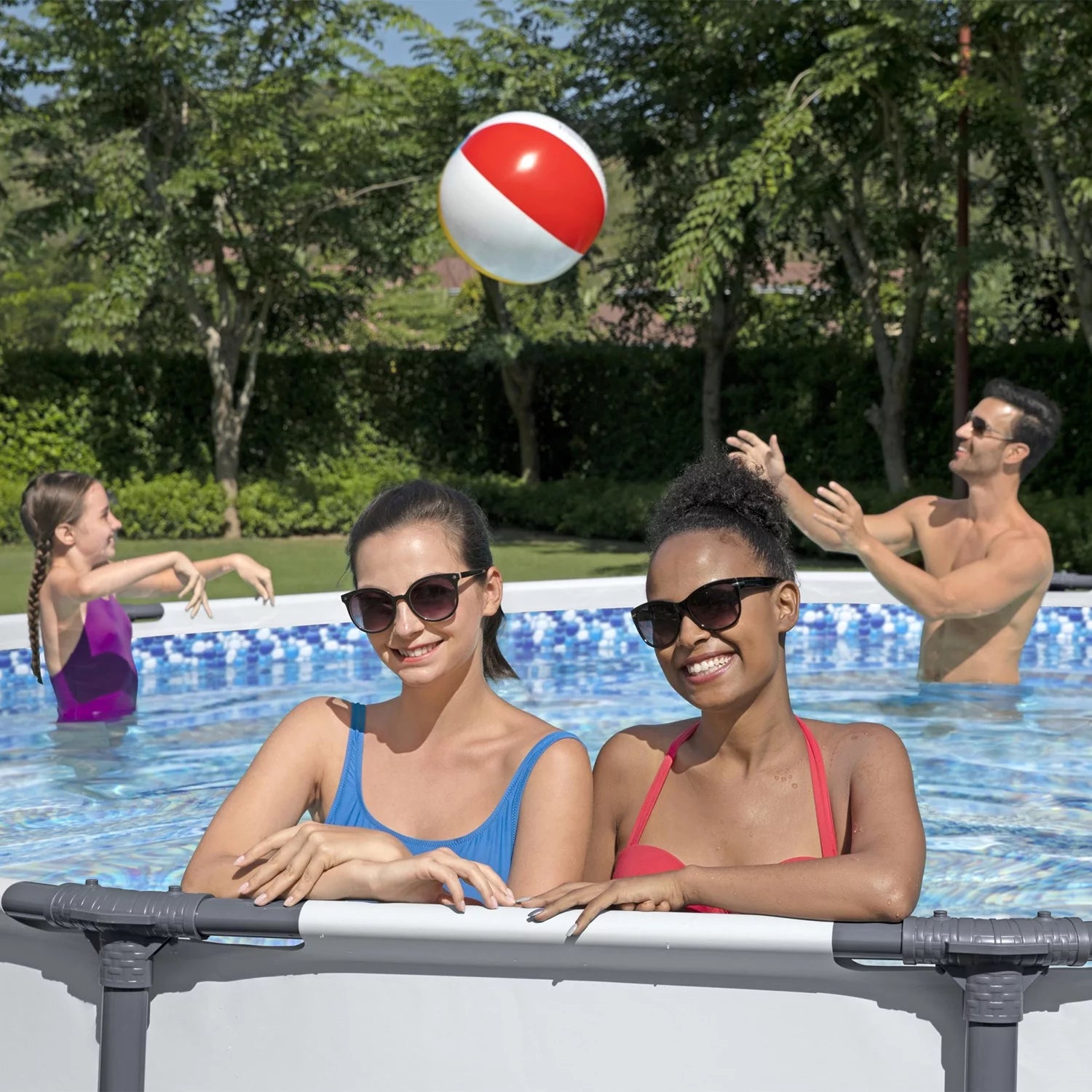 Bestway Steel Pro MAX 14' x 48" Round Above Ground Swimming Pool Set