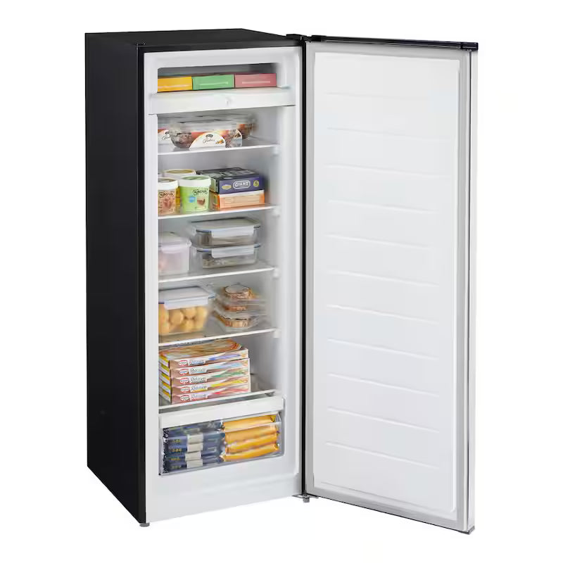 7 cu. ft. Convertible Upright Freezer/Refrigerator in Stainless Steel Garage Ready