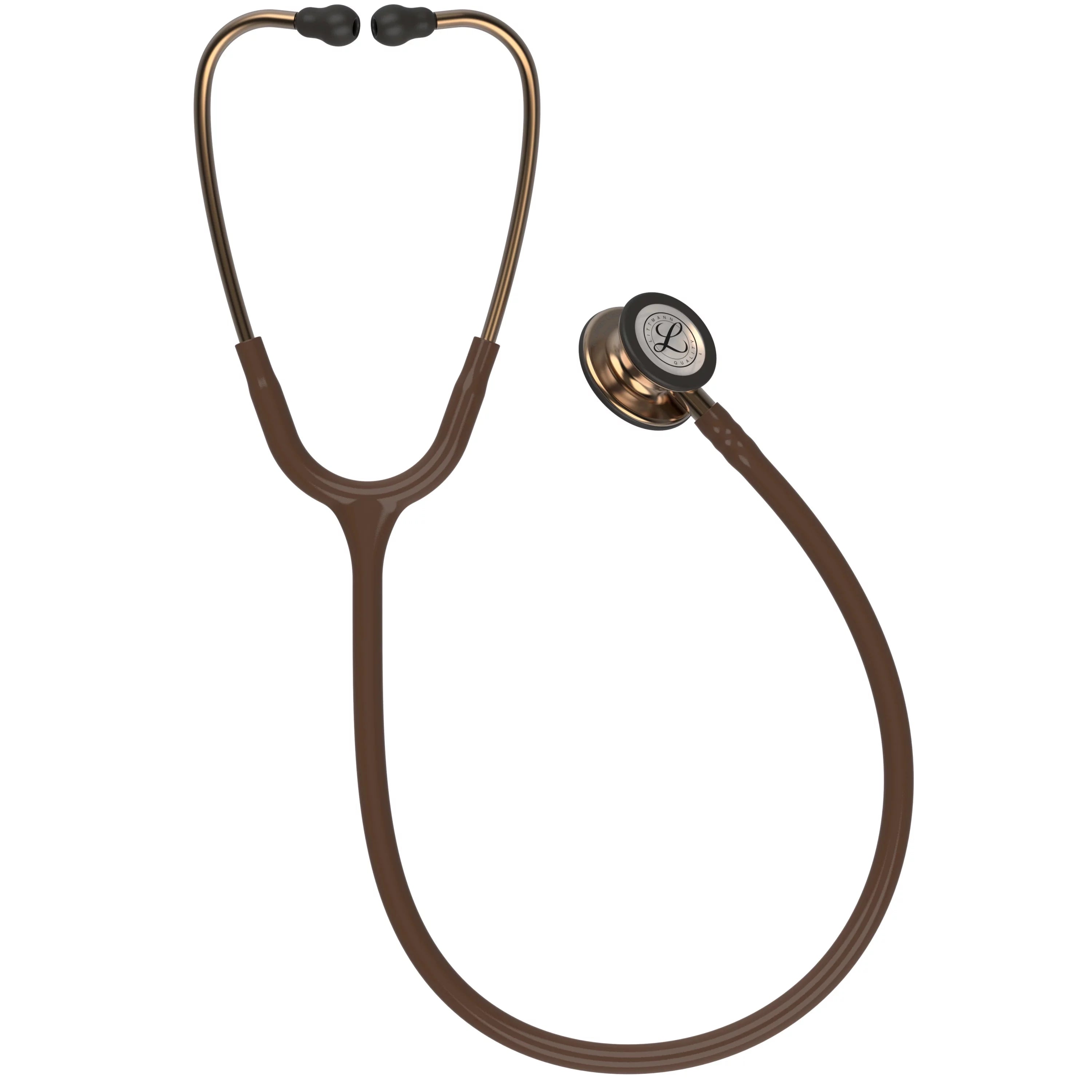 3M Littmann Classic III 27" Monitoring Stethoscope, Copper-Finish Chestpiece, Chocolate Tube, 5809