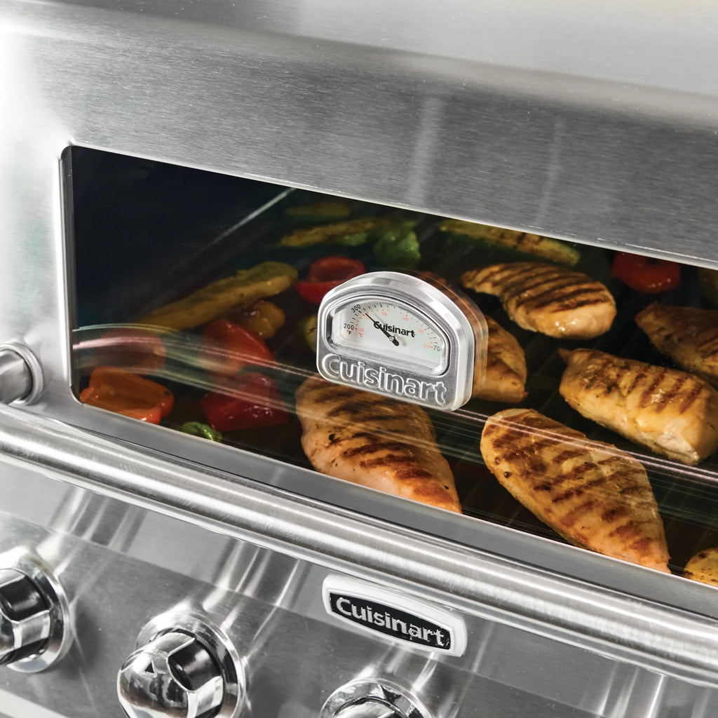 Cuisinart 3-In-1 Stainless Five-Burner Propane Gas Grill with Side Burner