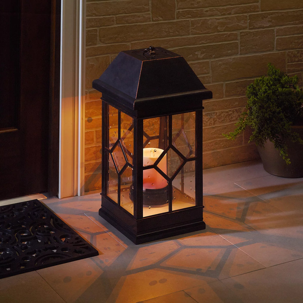 San Felipe Estate 22 Solar Lantern - Bronze